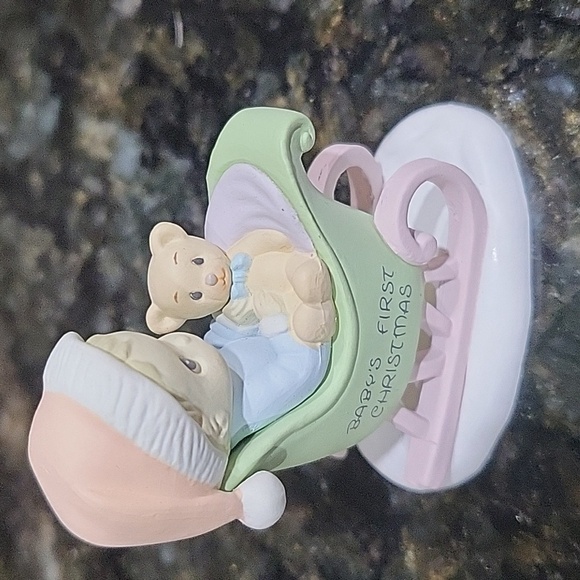 Set of 3 1989-90 Precious Moments Mini Plastic Figurine 2.25" Samuel Butcher - Picture 4 of 7